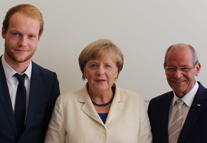 Delbrücker triff Angela Merkel