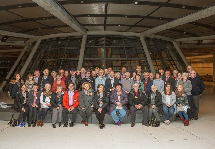 Bürgerinnen und Bürger aus dem Wahlkreis besuchen Karl-Heinz Wange in Berlin